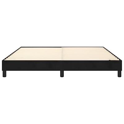 Boxspringframe fluweel zwart 180x200 cm