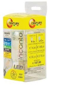 Century ING3-042727 Led Vintage Filamentlamp Gls 4 W 470 Lm 2700 K