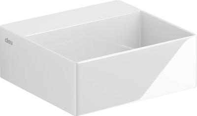 Clou New Flush fontein 28x27cm zonder kraangat met afvoerplug keramiek glanzend wit CL/03.03410