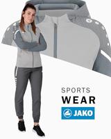 JAKO 6822D Jas Met Kap Performance Dames - Zachtgrijs/Steengrijs - 42 - thumbnail