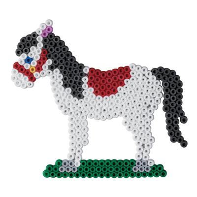 Hama strijkkralenbordjes - prinses, paard, kat - thumbnail