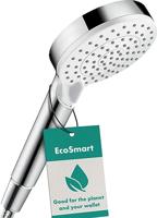 Hansgrohe Crometta handdouche Vario EcoSmart, wit/chroom - thumbnail