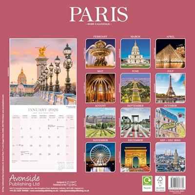 Parijs Kalender 2026 Parijs Kalender 2026