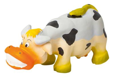 Kerbl Pet Pet Hondenspeelgoed, latex figuur koe, 17 cm