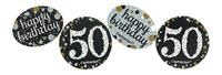 Tafelconfetti 50 Jaar Sparkling Goud (34gr) - thumbnail