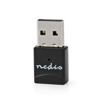 Nedis Netwerk-Dongel | Wi-Fi | AC600 | 2.4/5 GHz (Dual Band) | USB2.0 | Wi-Fi-snelheid totaal: 600 Mbps | Windows 10 / Windows 11 / Windows 8 -