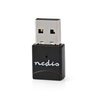 Nedis Netwerk-Dongel | Wi-Fi | AC600 | 2.4/5 GHz (Dual Band) | USB2.0 | Wi-Fi-snelheid totaal: 600 Mbps | Windows 10 / Windows 11 / Windows 8 - - thumbnail
