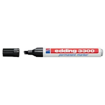 Viltstift edding 3300 schuin 1-5mm blist1 zwart Viltstift edding 3300 schuin 1-5mm blist1 zwart