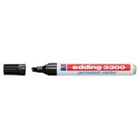 Viltstift edding 3300 schuin 1-5mm blist1 zwart - thumbnail