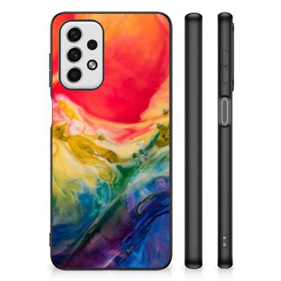 Kleurrijke Telefoonhoesje Samsung Galaxy A23 Watercolor Dark