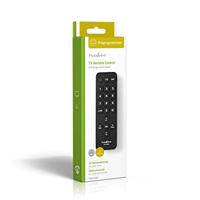 Nedis TVRC21SNBK Universele Afstandsbediening Grote Knoppen Voorgeprogrammeerd Bedient 2 Apparaten - thumbnail