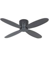 CasaFan ECO PLANO II 112 BG-BG WiFi Flügel lack basaltgrau Plafondventilator 13 W (Ø x h) 112 cm x 160 mm Basaltgrijs Met afstandsbediening, Timer, Met - thumbnail