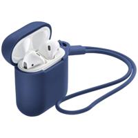Hama Fantastic Feel Beschermhoes voor Oplaadcase AirPods 1e Gen./2e Gen. Blauw - thumbnail