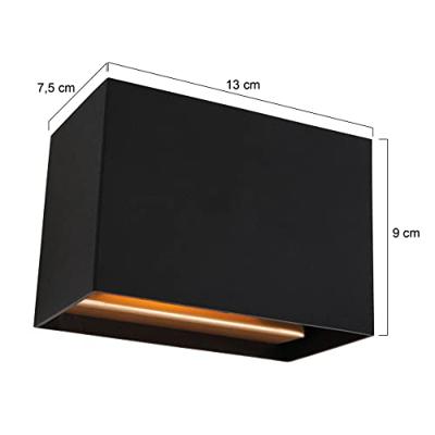 Steinhauer Zwarte wandspotMuro up en down - 3365ZW