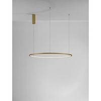 Lyora Ronde hanglampTarquin goud Ø 80cm - 9345606 - thumbnail