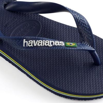Havaianas Brasil logo navy blue donkerblauw maat 3940