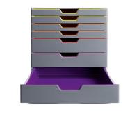 Durable VARICOLOR 7 - 7607 760727 Ladebox Grijs DIN A4, DIN C4, Folio, Letter Aantal lades: 7 - thumbnail