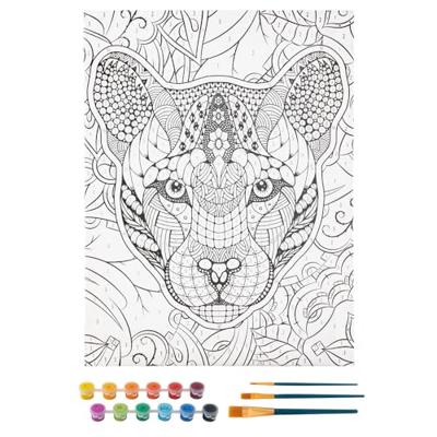 Grafix Schilderen op nummer canvas - tijger