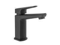 Wastafelkraan Schutte Raven Mengkraan Eéngreeps Zwart Met Click Waste - thumbnail