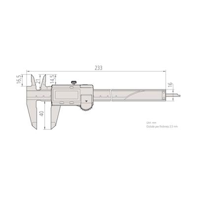 Mitutoyo digitale schuifmaat - 500-181-30 - 150 mm