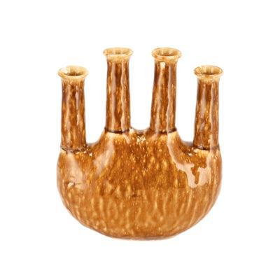 Daan Kromhout Vaas inga jahra bruin 26 cm | 4 stuks