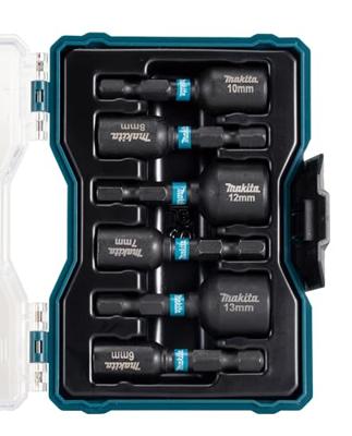 Makita Impact Black Krachtdoppenset 1/4" Zeskant | 6-delig - E-15768 - thumbnail