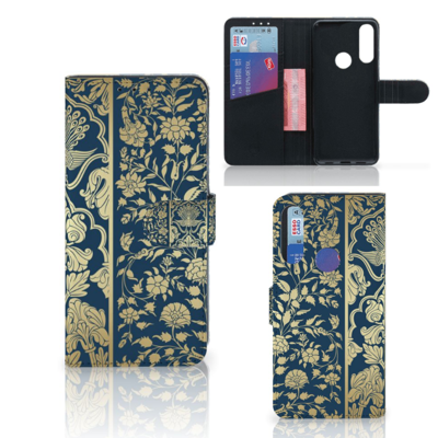 Alcatel 1S 2020 Hoesje Beige Flowers Alcatel 1S 2020 Hoesje Beige Flowers