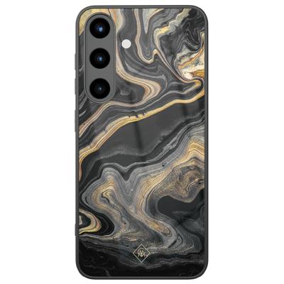 Samsung Galaxy S25 glazen hardcase - Marbling Samsung Galaxy S25 glazen hardcase - Marbling