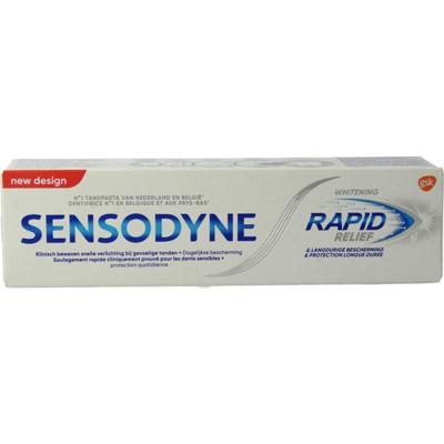 Sensodyne Rapid Relief Whitening Tandpasta voor gevoelige tanden