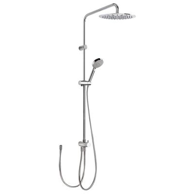 Tres ECO glijstang set met regendouche 96 cm rond chroom