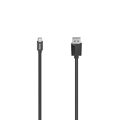 Hama Kabel 4K Ultra-HD Mini-Displayport naar Displayport 1.2, 1.50m Kabel - thumbnail