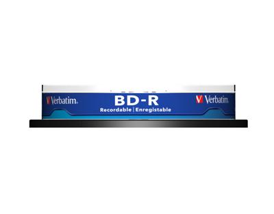 Verbatim 43742 BD-R Single-Layer - Blu-Ray disc van 25 GB, 6x brandsnelheid, bescherming tegen krassen, 10 Pack Spindle