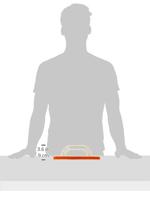 Connex Strijkbord Met Gummi Spons 20Mm - COX781336 - thumbnail