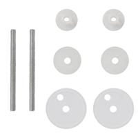 Toiletbril simpel ontwerp MDF wit - thumbnail