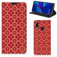 Huawei P Smart (2019) | Hoesje met Magneet | Batik Rood - thumbnail