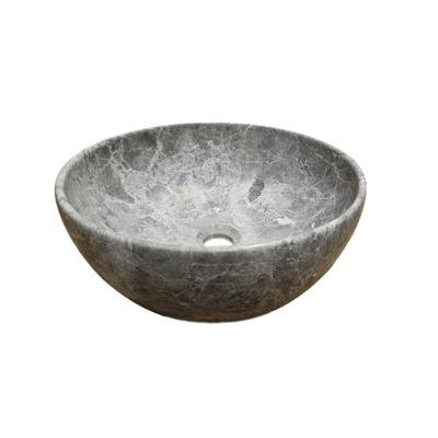 Waskom Sanilux Wander Marmer Rond Tundra Grey Sanilux Waskom Sanilux Wander Marmer Rond Tundra Grey Sanilux