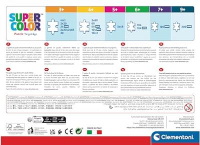 Clementoni legpuzzel super color dc comics justice league, 300st.