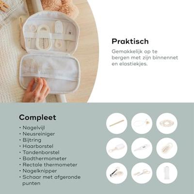 Etui en toiletartikelen baby BABYMOOV zandbeige