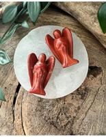 Edelsteen Engel Rode Jaspis (35 mm) - thumbnail