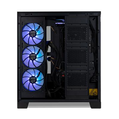 ATX Semi-toren BehuizingNox-Xtreme NXHUMMERGLOCKBK Zwart - thumbnail