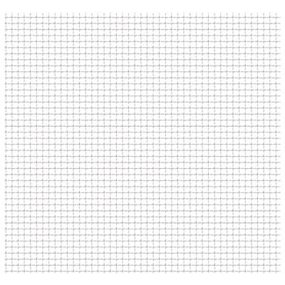 VidaXL Draadhek geweven gaas 50x50 cm 31x31x3 mm roestvrij staal