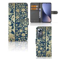Xiaomi 12 | 12X Hoesje Beige Flowers - thumbnail
