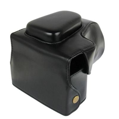 PU leren Camera Tas voor Canon 100D (zwart)