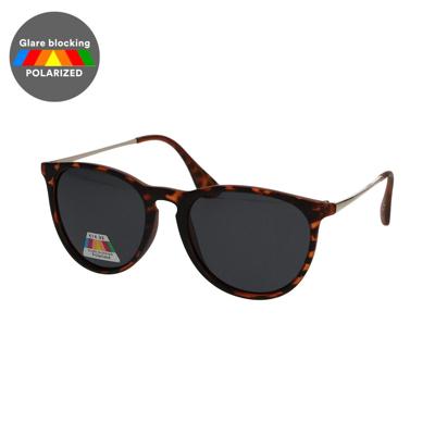 Spectrum polarized zonnebril rond tortoise goud grijs dames Spectrum polarized zonnebril rond tortoise goud grijs dames