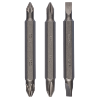 Bosch Accessories 2609255960 Dubbelbitset 3-delig Plat, Kruiskop Phillips, Kruiskop Pozidriv - thumbnail