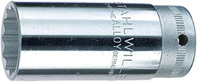 Stahlwille 46 19 02020019 Dubbel zeskant Dopsleutelinzetstuk 3/8 (10 mm)