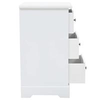 Nachtkastje 35x32x59 cm MDF en grenenhout - thumbnail