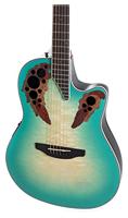 Ovation CE44X-9B Celebrity Elite Exotic Mintburst elektrisch-akoestische westerngitaar - thumbnail