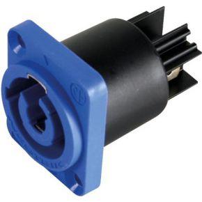 Neutrik powercon, 3-polig chassisdeel, blauw, bekrachtigd / voedingsingang Velleman - Velleman