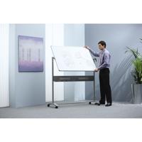 Nobo mobiel magnetisch whiteboard, kantelbaar, gelakt staal, ft 120 x 90 cm - thumbnail